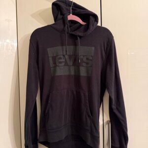 Levi's Hoodie, Black, women, size L, 10/12